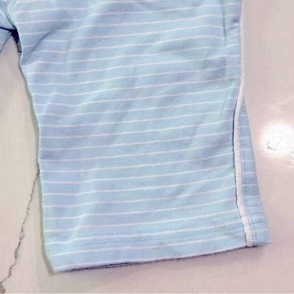 Gymboree | Vintage Baby Girls Blue Dandelion Wishes Striped Athletic Pan… - Picture 8 of 11